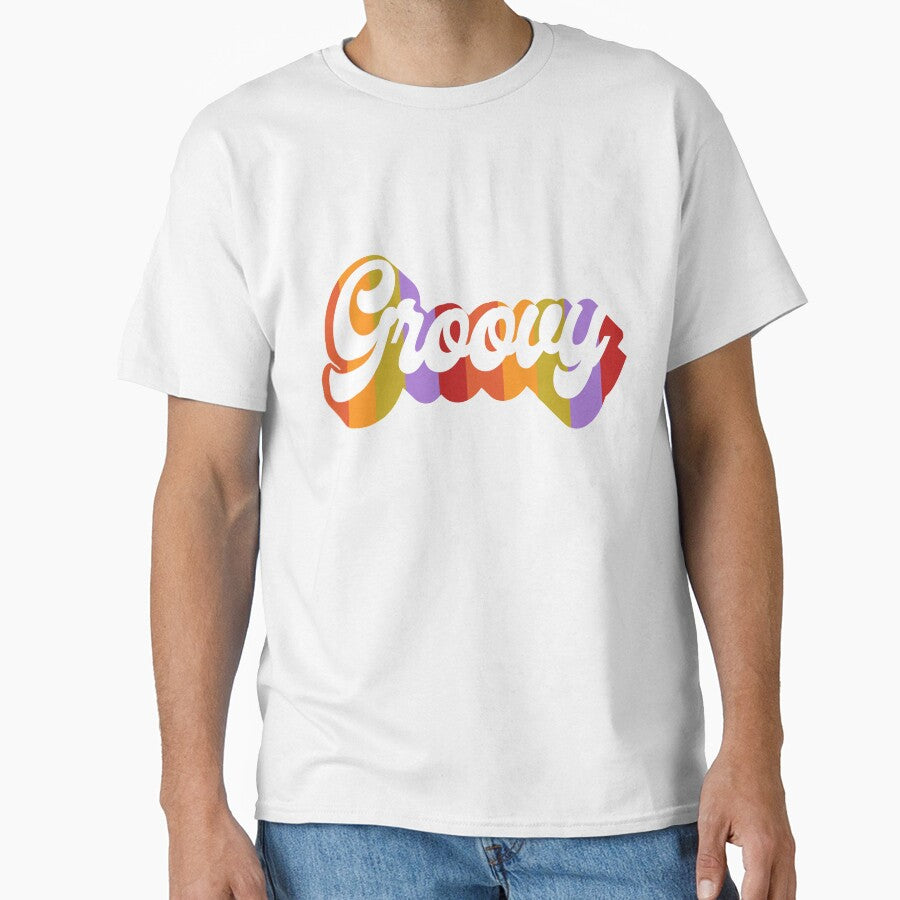 Groovy Text by Krisztina Koteles - Adult & Kids T-Shirts, Sweatshirts & Hoodies apparel design preview 1