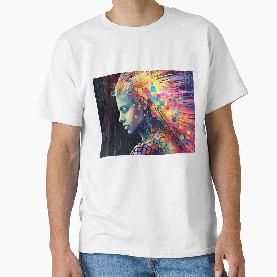 "Summon The Rouge AI" Cyberpunk Retro 80s Anime - Adult & Kids T-Shirts, Sweatshirts & Hoodies apparel design preview 1