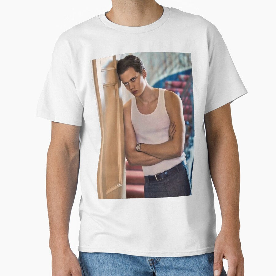 Bill Skarsgard handsome by sarzerdesigns - Adult & Kids T-Shirts, Sweatshirts & Hoodies apparel design preview 1