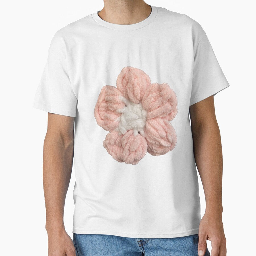 Puffy Crochet Flower by sociallyawkw - Adult & Kids T-Shirts, Sweatshirts & Hoodies apparel design preview 1
