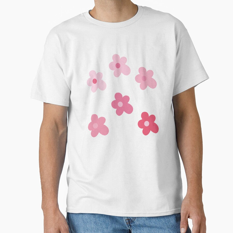 Rose Pink Flowers by Ceylonex Arts - Adult & Kids T-Shirts, Sweatshirts & Hoodies apparel design preview 1