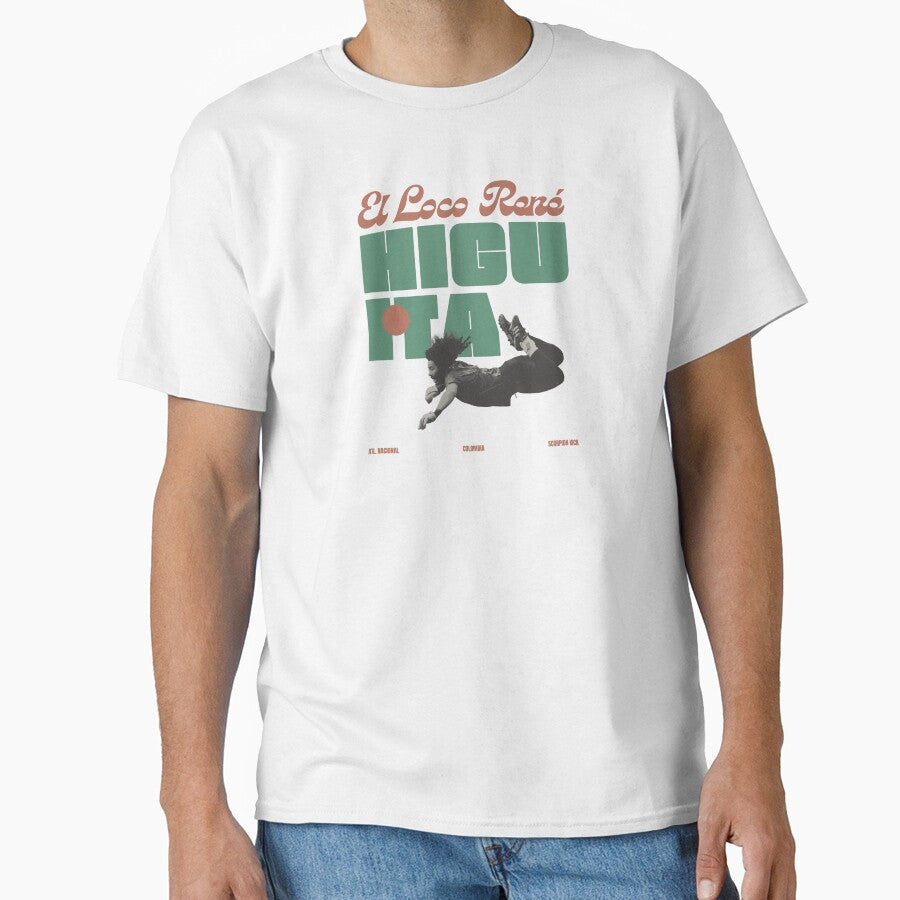 Rene Higuita Minimalist by moyjoystudio - Adult & Kids T-Shirts, Sweatshirts & Hoodies apparel design preview 1