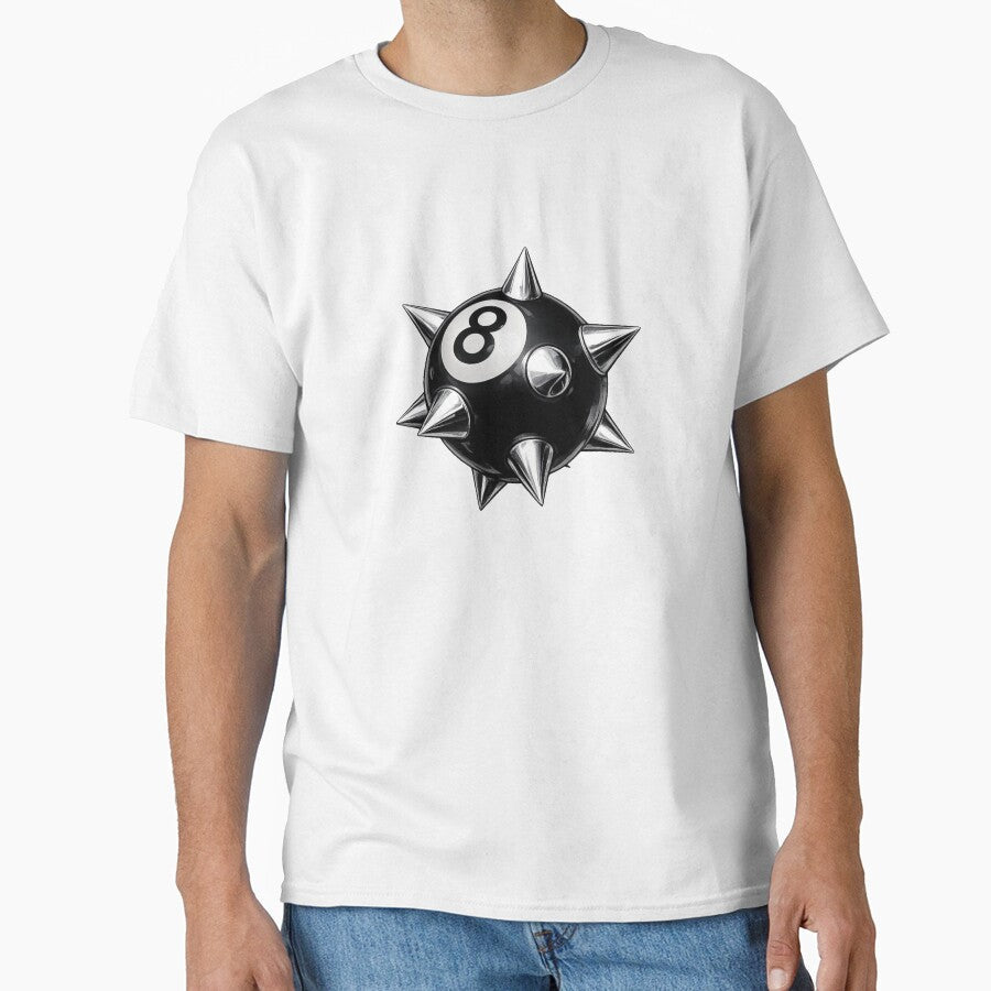 Y2K Spiked 8 Ball by FileFlowStudio - Adult & Kids T-Shirts, Sweatshirts & Hoodies apparel design preview 1