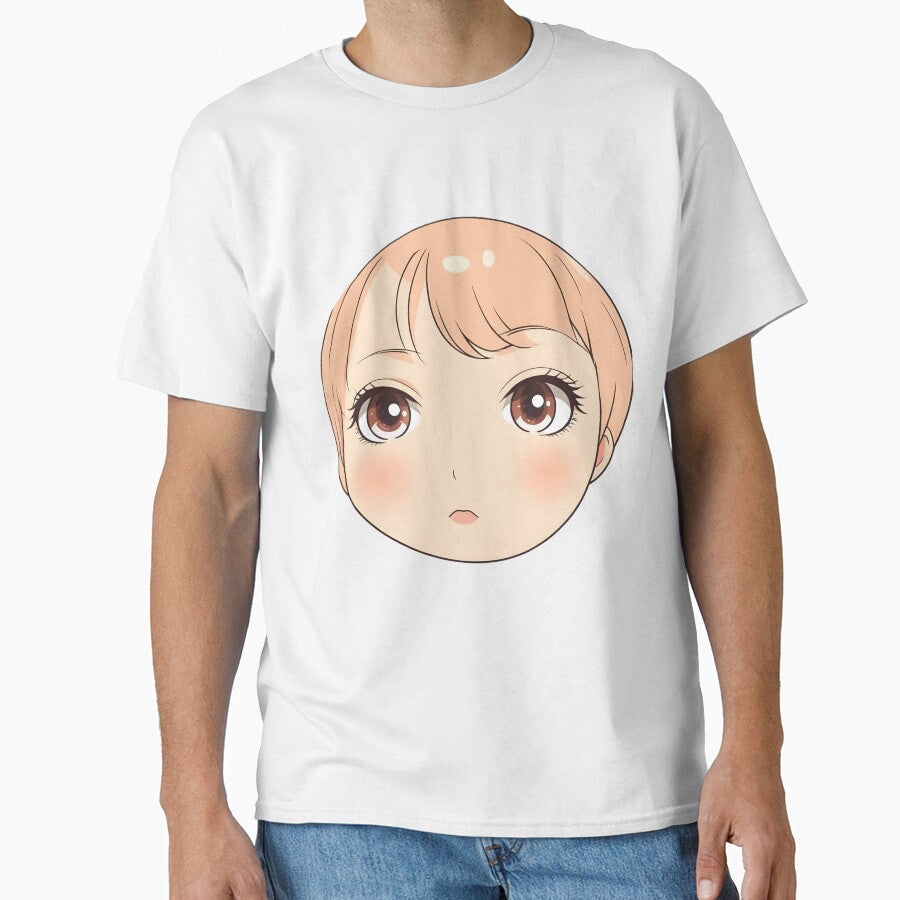 Minimal Anime Face Line Art Expressive Minimalist - Adult & Kids T-Shirts, Sweatshirts & Hoodies apparel design preview 1