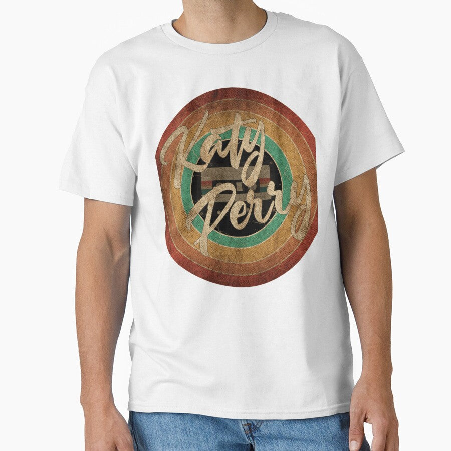 Vintage Circle Katy Typography by QuentinFoster - Adult & Kids T-Shirts, Sweatshirts & Hoodies apparel design preview 1