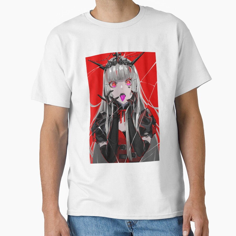 Anime Devil Girl Aesthetic Japanese Waifu by - Adult & Kids T-Shirts, Sweatshirts & Hoodies apparel design preview 1