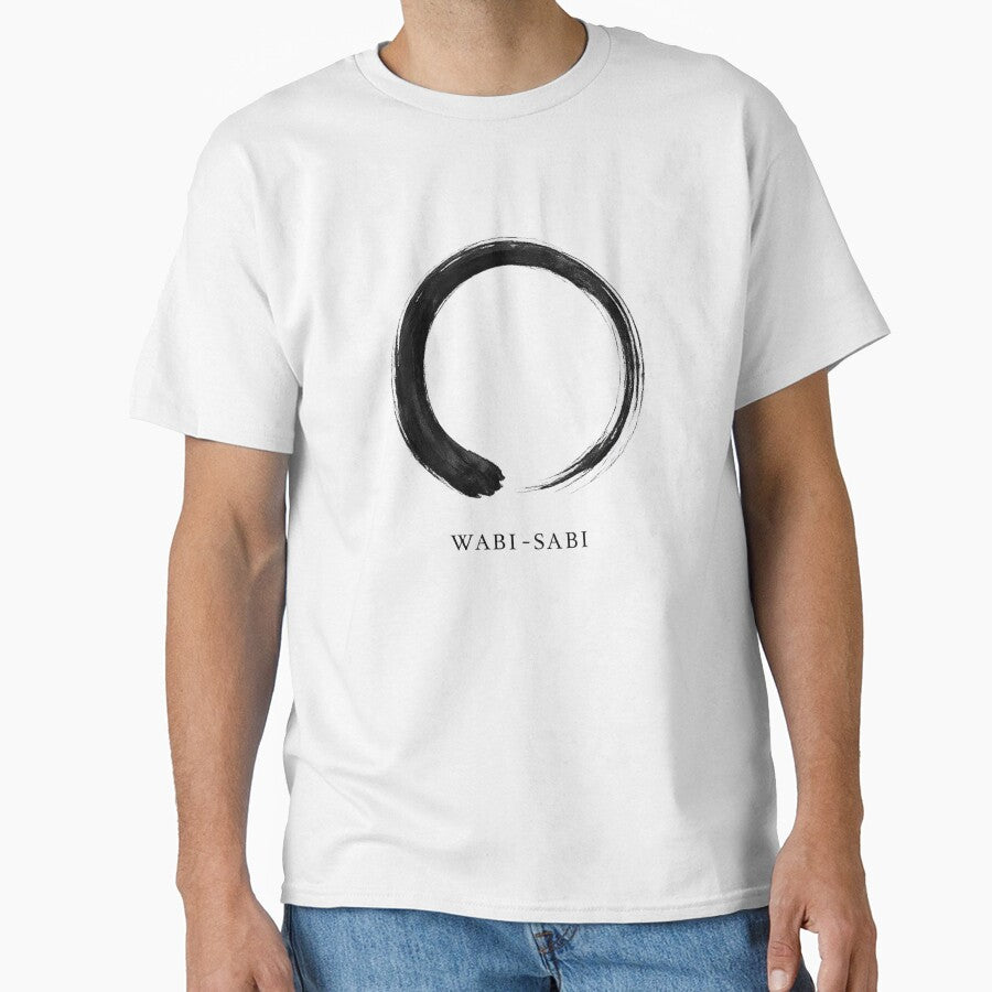 WABI-SABI Enso Circle Minimalist Design Zen Japanese - Adult & Kids T-Shirts, Sweatshirts & Hoodies apparel design preview 1