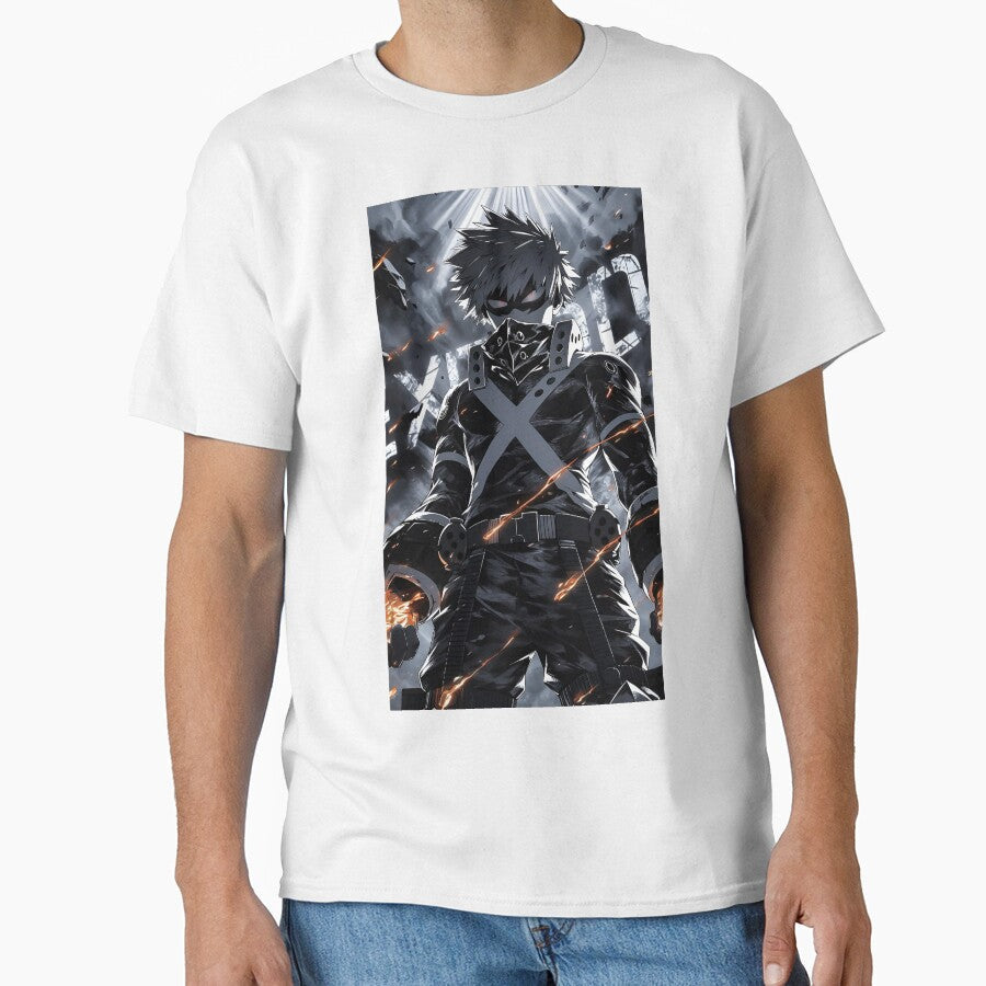 Explosive Power Anime Hero Dark Battle Warrior Action - Adult & Kids T-Shirts, Sweatshirts & Hoodies apparel design preview 1