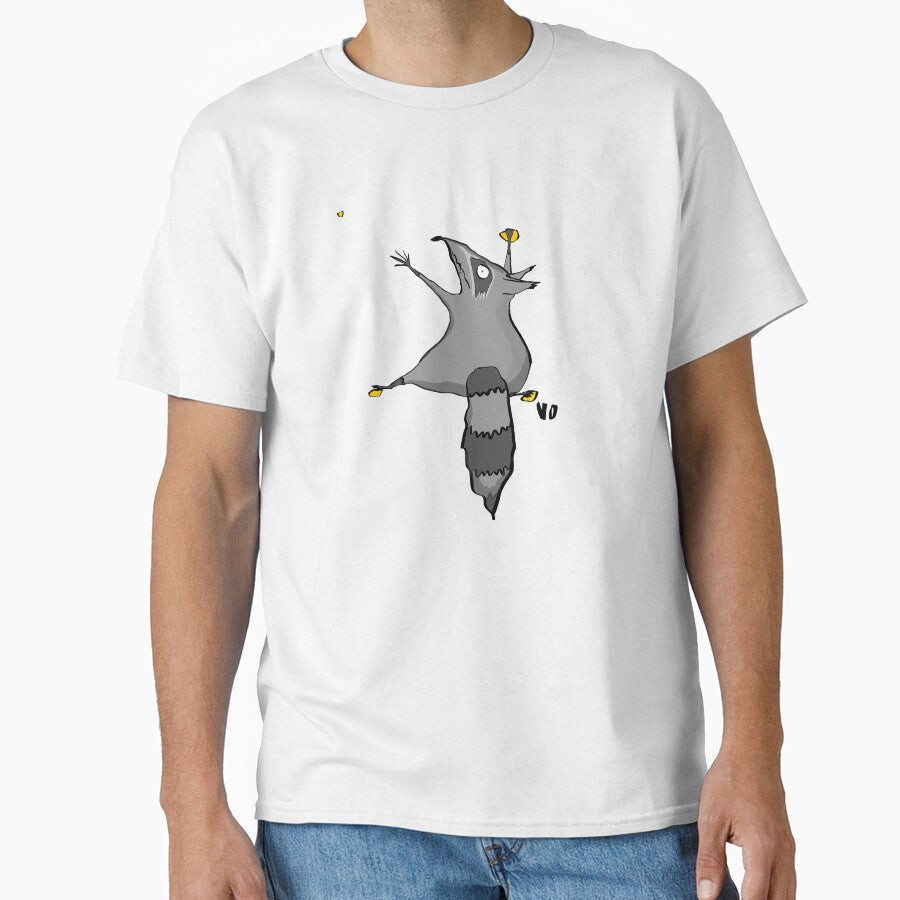 Rascale the Climbing Raccoon by Raccoona Matata - Adult & Kids T-Shirts, Sweatshirts & Hoodies apparel design preview 1