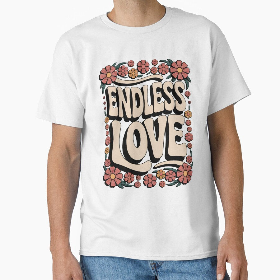 Endless Love Retro Mother's Day by Hooodify - Adult & Kids T-Shirts, Sweatshirts & Hoodies apparel design preview 1