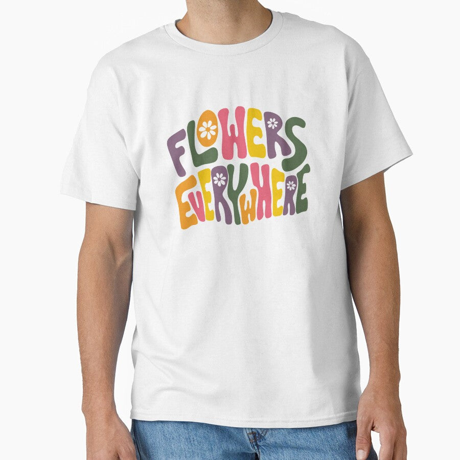 Flowers Everywhere by Julia Healy - Adult & Kids T-Shirts, Sweatshirts & Hoodies apparel design preview 1