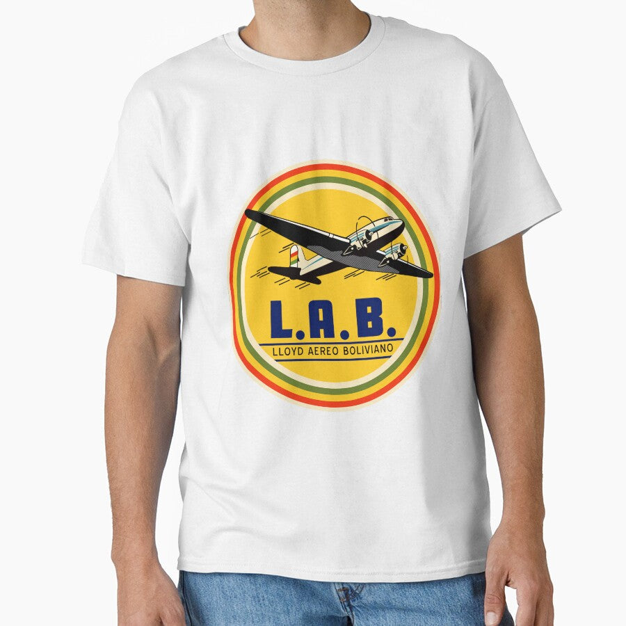 LAB Airlines by jandavidthomson - Adult & Kids T-Shirts, Sweatshirts & Hoodies apparel design preview 1