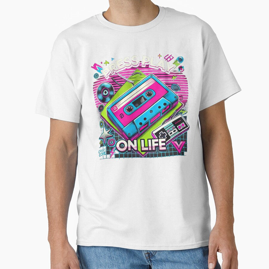 Neon Nostalgia by Mjonkey - Adult & Kids T-Shirts, Sweatshirts & Hoodies apparel design preview 1