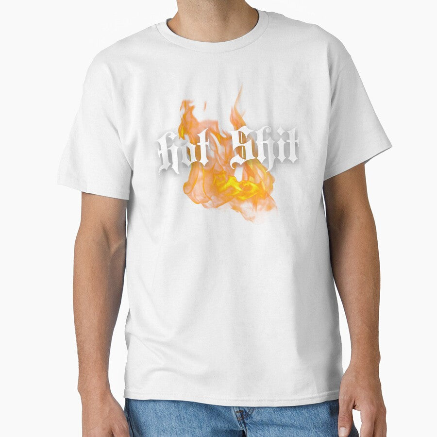 Hot Shit fiery design by VantaTheArtist - Adult & Kids T-Shirts, Sweatshirts & Hoodies apparel design preview 1
