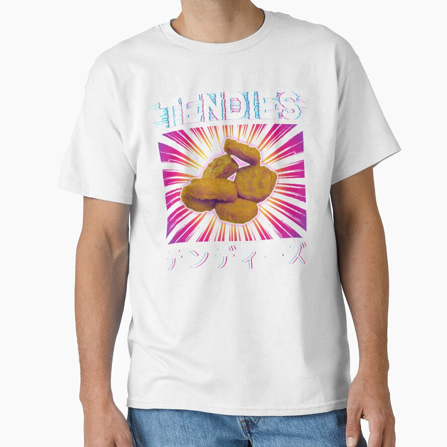 Vaporwave Tendies Chicken Tenders Japanese Pop Art - Adult & Kids T-Shirts, Sweatshirts & Hoodies apparel design preview 1