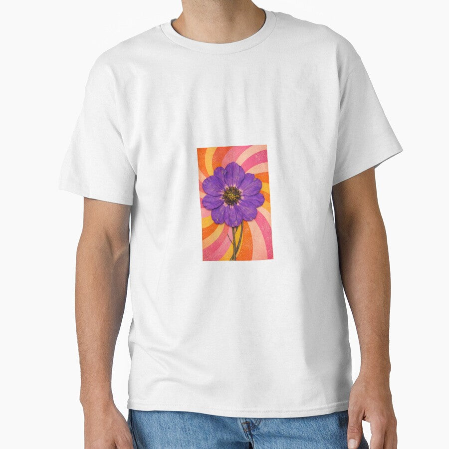 Purple Psychedelic Petals by Dreamweavemerch - Adult & Kids T-Shirts, Sweatshirts & Hoodies apparel design preview 1