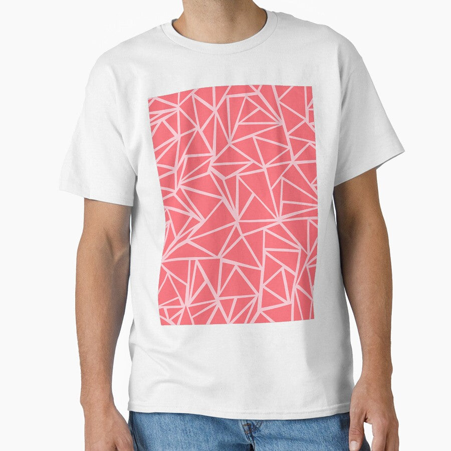 Geometric triangles,pink by cutecrazytshirt - Adult & Kids T-Shirts, Sweatshirts & Hoodies apparel design preview 1