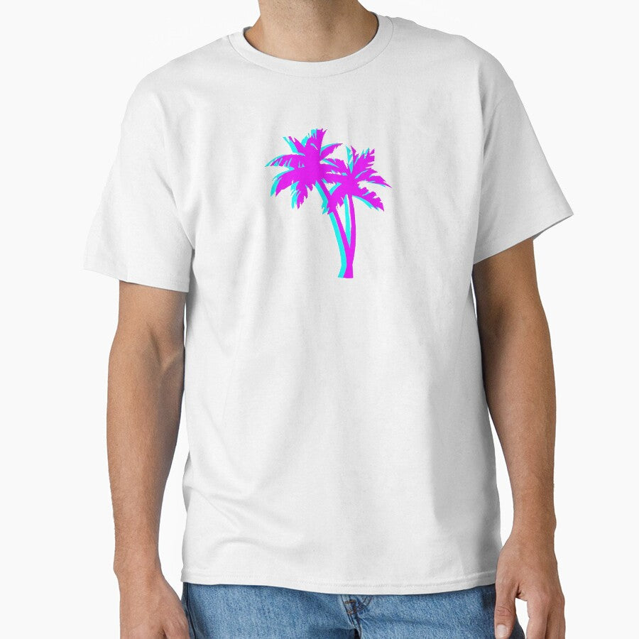 Vaporwave palm by Omeris - Adult & Kids T-Shirts, Sweatshirts & Hoodies apparel design preview 1