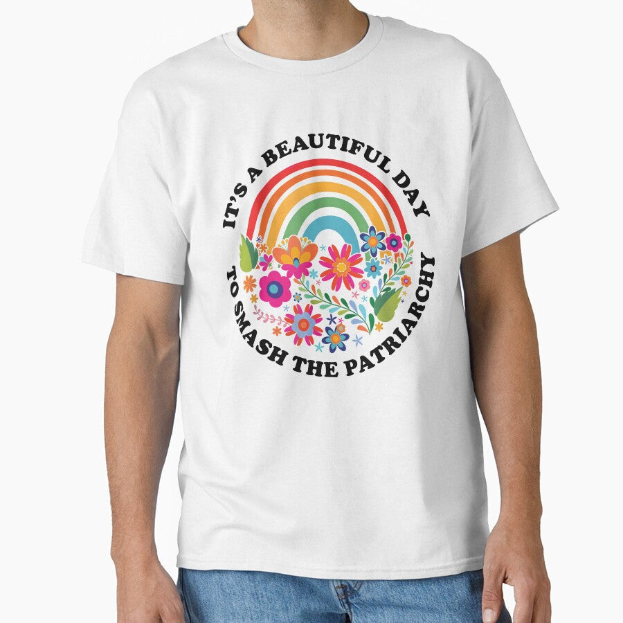 Its A Beautiful Day To Smash The Patriarchy Feminist - Adult & Kids T-Shirts, Sweatshirts & Hoodies apparel design preview 1