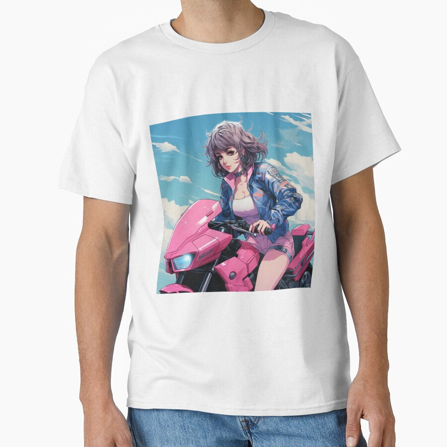 MotoDream 90s Vaporwave by BitterSilver - Adult & Kids T-Shirts, Sweatshirts & Hoodies apparel design preview 1