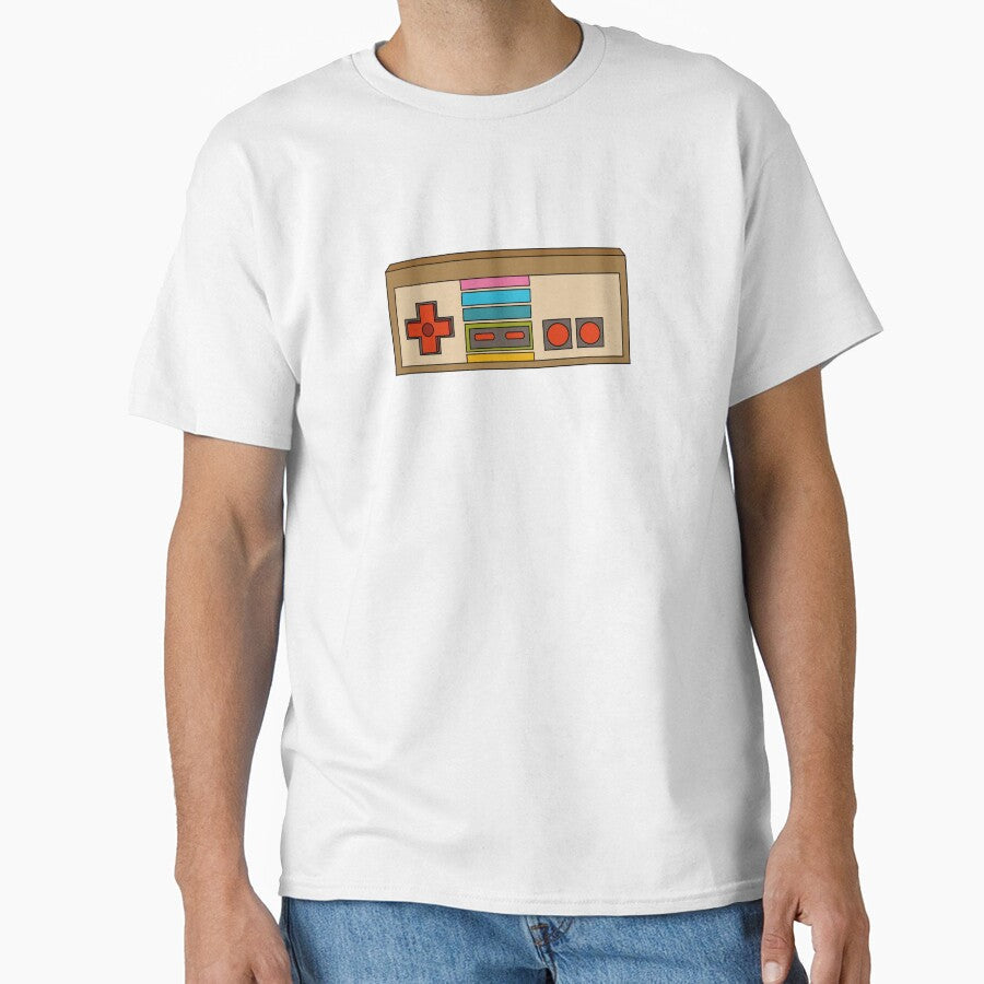 Vintage Gaming Console Controller Art by lavavamp - Adult & Kids T-Shirts, Sweatshirts & Hoodies apparel design preview 1