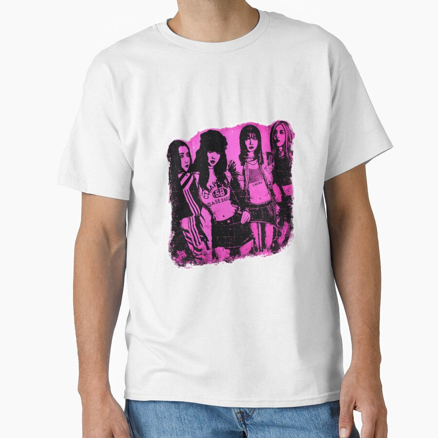 Pink Pop Punk Girl Group Grunge Sticker by Beans' Art - Adult & Kids T-Shirts, Sweatshirts & Hoodies apparel design preview 1