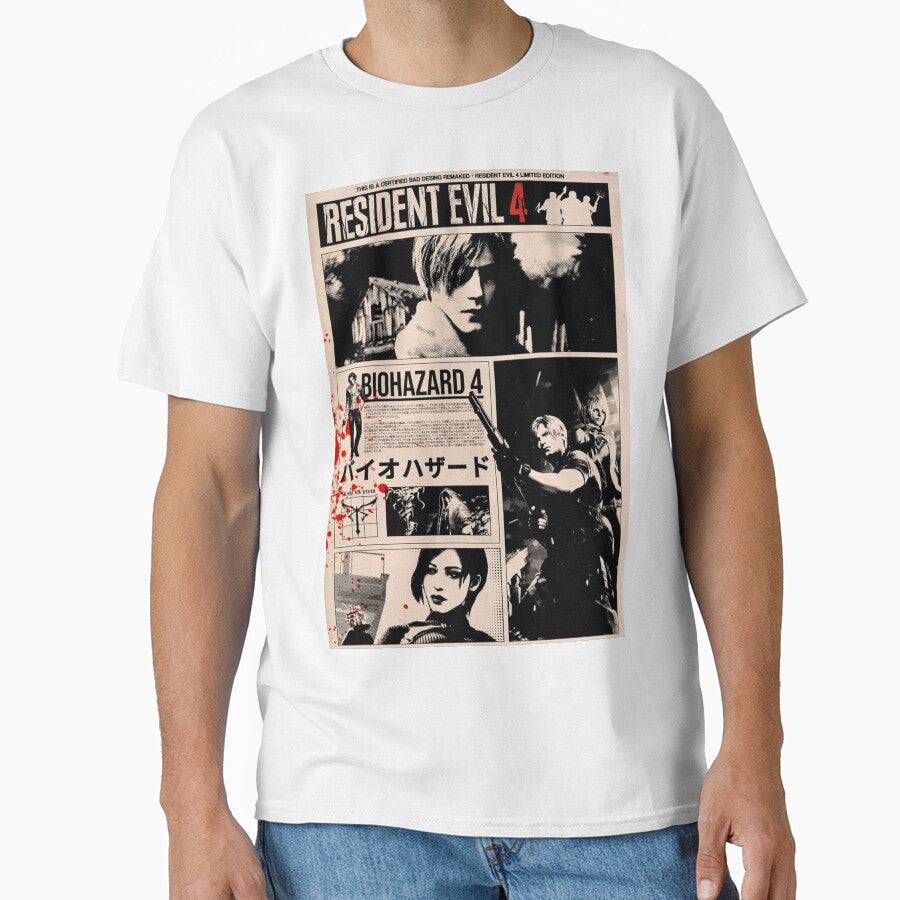Resident Evil 4 Remake by kareenFrances - Adult & Kids T-Shirts, Sweatshirts & Hoodies apparel design preview 1