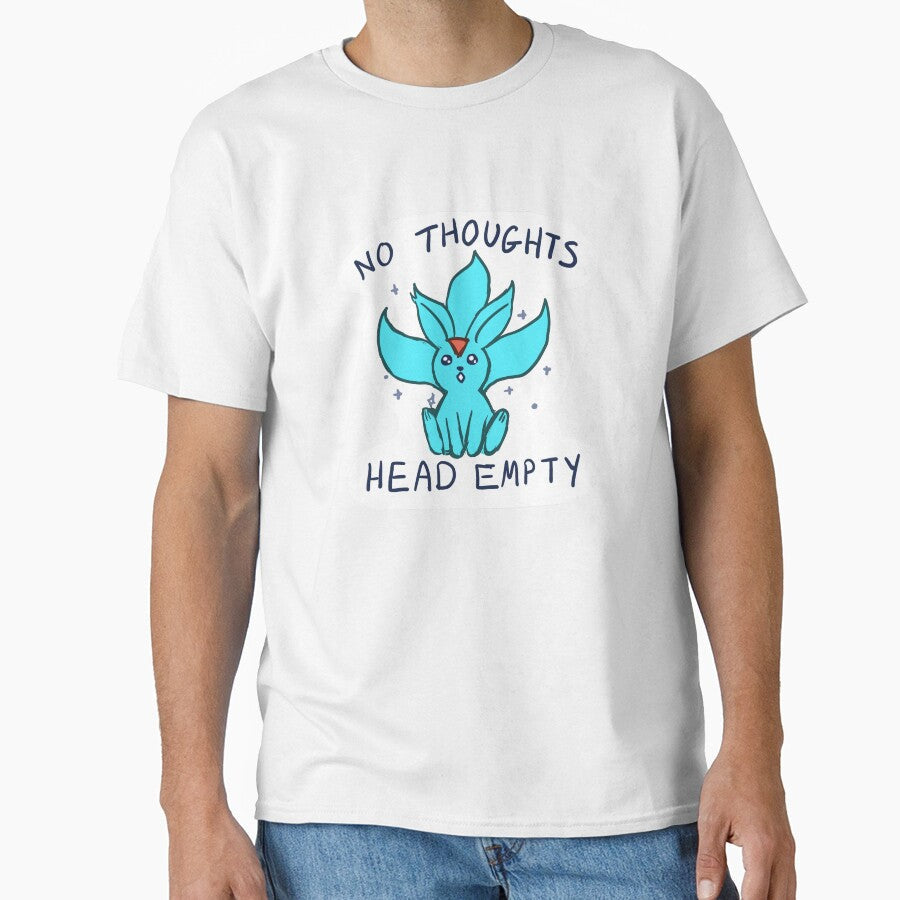 No thoughts by mewpercat - Adult & Kids T-Shirts, Sweatshirts & Hoodies apparel design preview 1