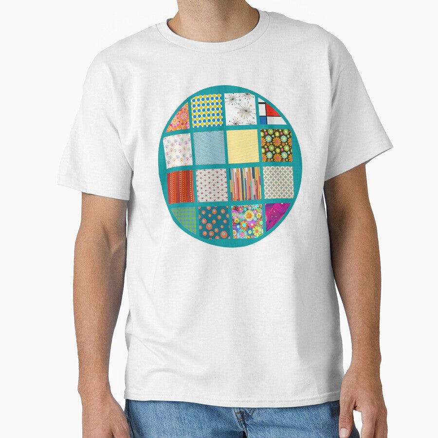 Retro Images quilt by Becky Hunter - Adult & Kids T-Shirts, Sweatshirts & Hoodies apparel design preview 1