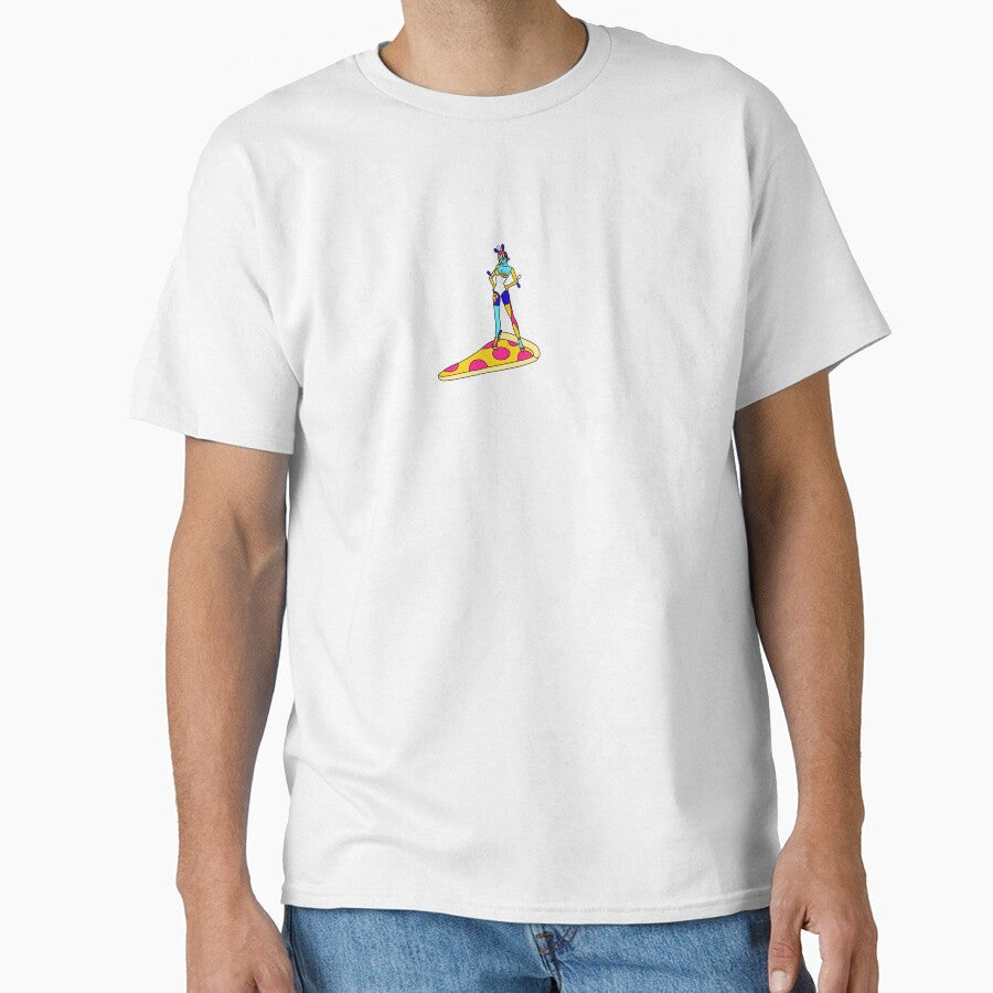 Pizza Girl Superwoman Superhero Print by Momotopia - Adult & Kids T-Shirts, Sweatshirts & Hoodies apparel design preview 1