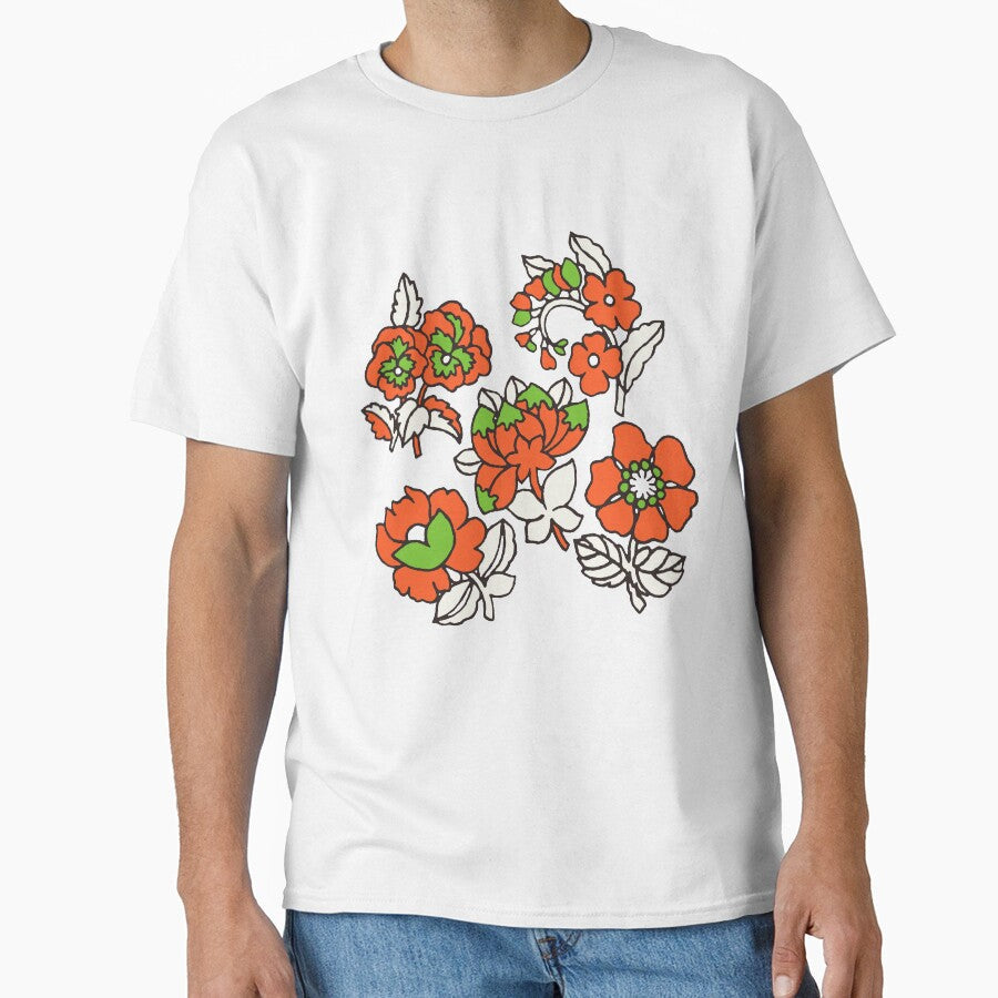 Retro Tapestry Brown by zeljkica - Adult & Kids T-Shirts, Sweatshirts & Hoodies apparel design preview 1