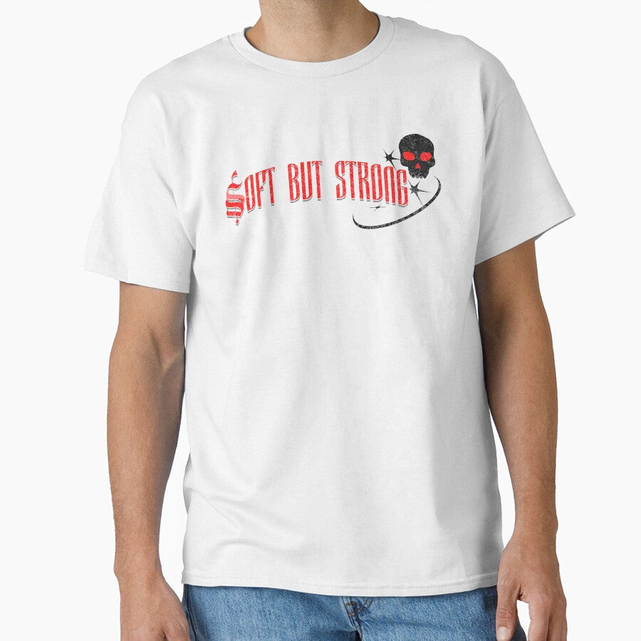 Soft But Strong Grunge Y2K Skull Aesthetic by IRS - Adult & Kids T-Shirts, Sweatshirts & Hoodies apparel design preview 1