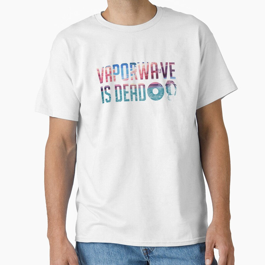 Vaporwave is Dead Alive by MusicArtAndGrind - Adult & Kids T-Shirts, Sweatshirts & Hoodies apparel design preview 1