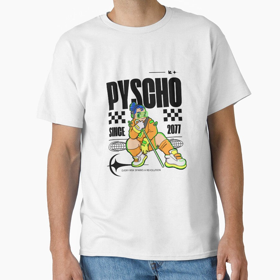 Y2K Cyberpunk Streetwear, Trippy Neon Graphic Retro - Adult & Kids T-Shirts, Sweatshirts & Hoodies apparel design preview 1