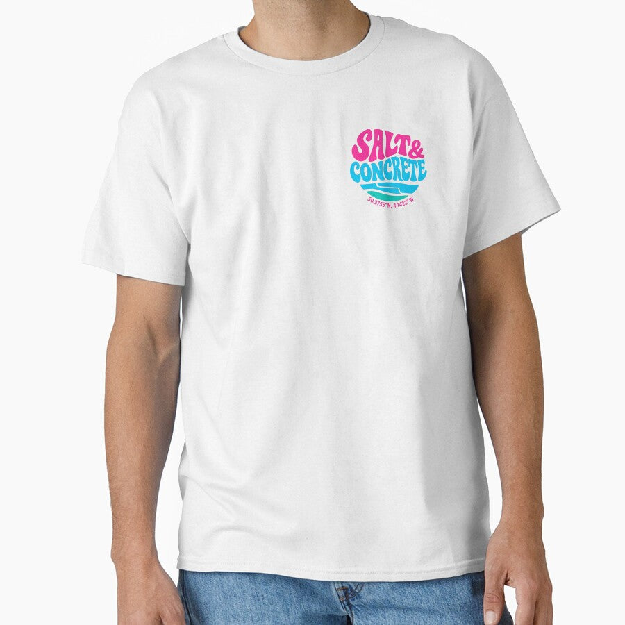 Salt Concrete: Streetwear Logo Warped Typography - Adult & Kids T-Shirts, Sweatshirts & Hoodies apparel design preview 1
