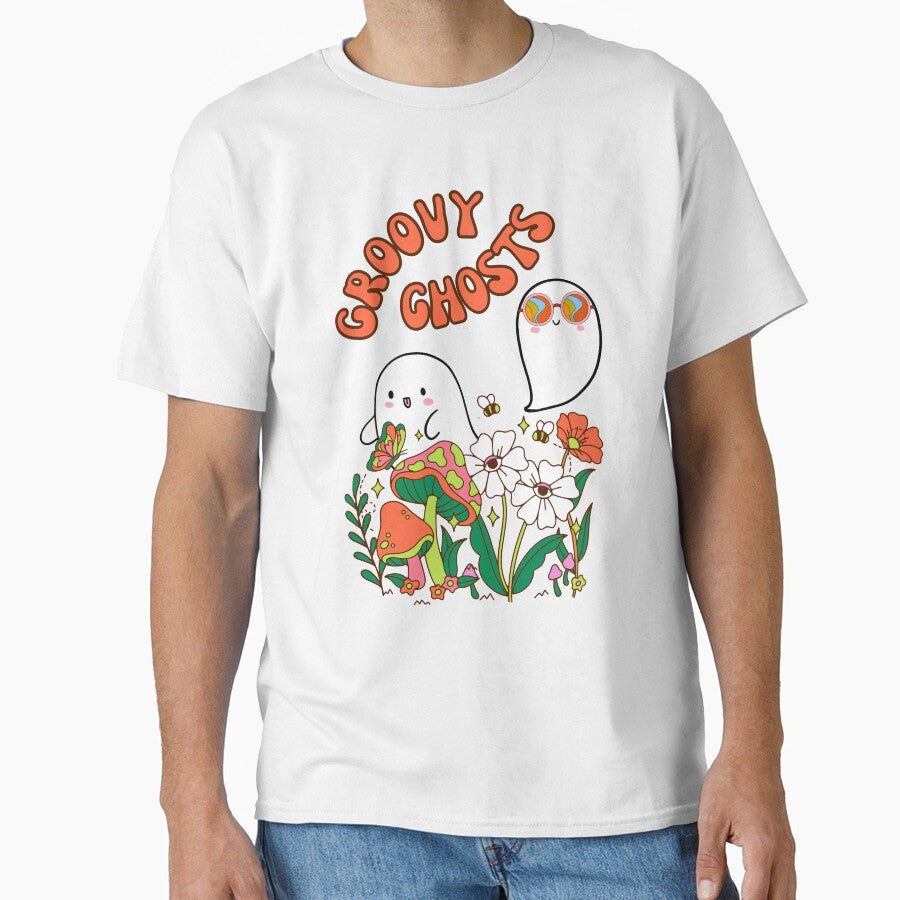 Groovy Ghosts by Planetary-Disco - Adult & Kids T-Shirts, Sweatshirts & Hoodies apparel design preview 1