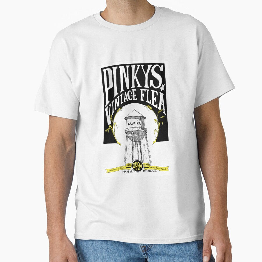 PINKYS VINTAGE FLEA by greasythings - Adult & Kids T-Shirts, Sweatshirts & Hoodies apparel design preview 1