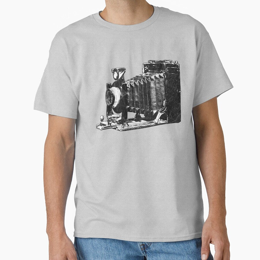 Antique Press Bellows Camera Vintage Dark Gothic - Adult & Kids T-Shirts, Sweatshirts & Hoodies apparel design preview 1