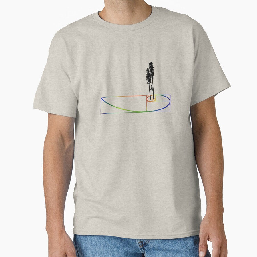 Fibonacci Trees rainbow/black by kvictoria1 - Adult & Kids T-Shirts, Sweatshirts & Hoodies apparel design preview 1
