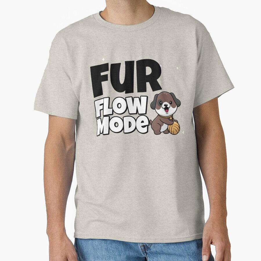Fur Flow Mode by SarcasticTeez - Adult & Kids T-Shirts, Sweatshirts & Hoodies apparel design preview 1