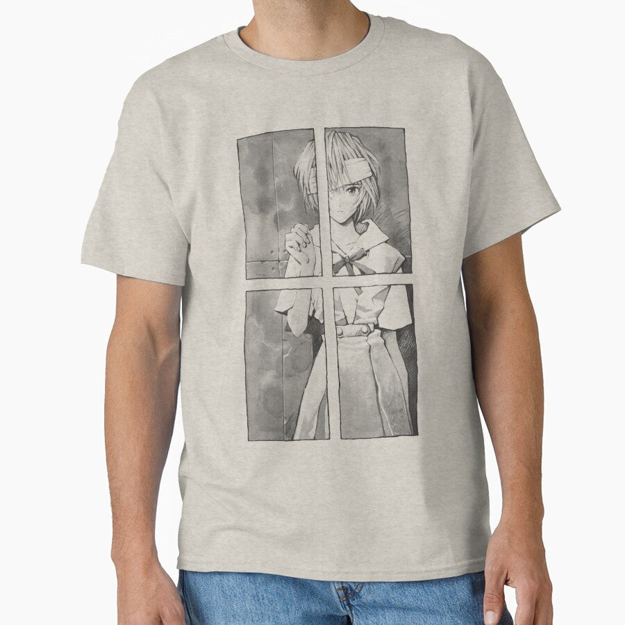 Rei's window (dark) by geekingink - Adult & Kids T-Shirts, Sweatshirts & Hoodies apparel design preview 1