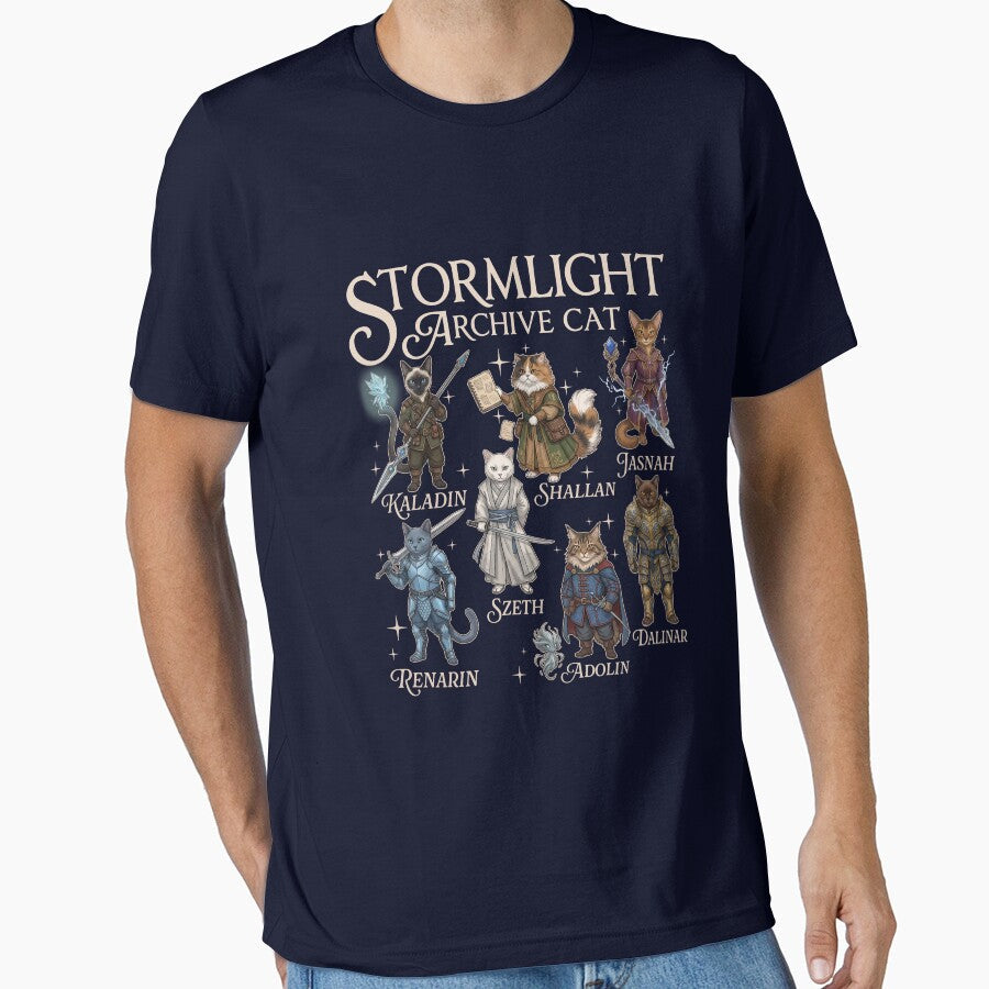 Stormlight Archive Cat by vintagearttee - Adult & Kids T-Shirts, Sweatshirts & Hoodies apparel design preview 1