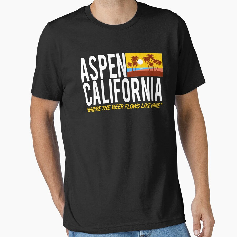 Aspen California Where The Beer Flows Like Wine by - Adult & Kids T-Shirts, Sweatshirts & Hoodies apparel design preview 1