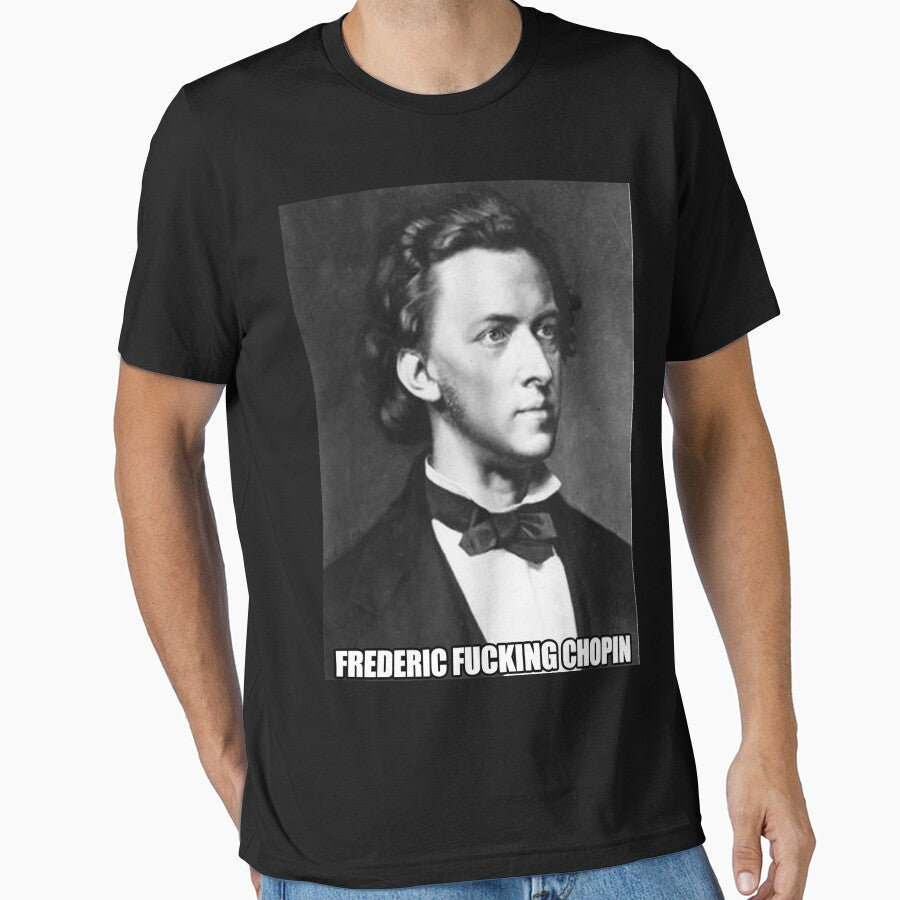 Frederic Fucking Chopin by MickRoyale666 - Adult & Kids T-Shirts, Sweatshirts & Hoodies apparel design preview 1