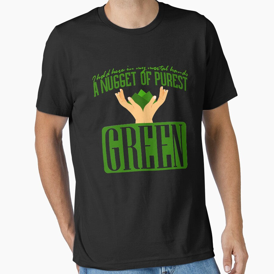A Nugget of the Purest Green by McPod - Adult & Kids T-Shirts, Sweatshirts & Hoodies apparel design preview 1