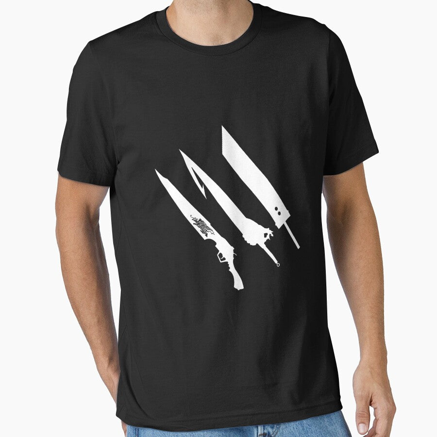 Final Fantasy Swords by TheSkweejji - Adult & Kids T-Shirts, Sweatshirts & Hoodies apparel design preview 1
