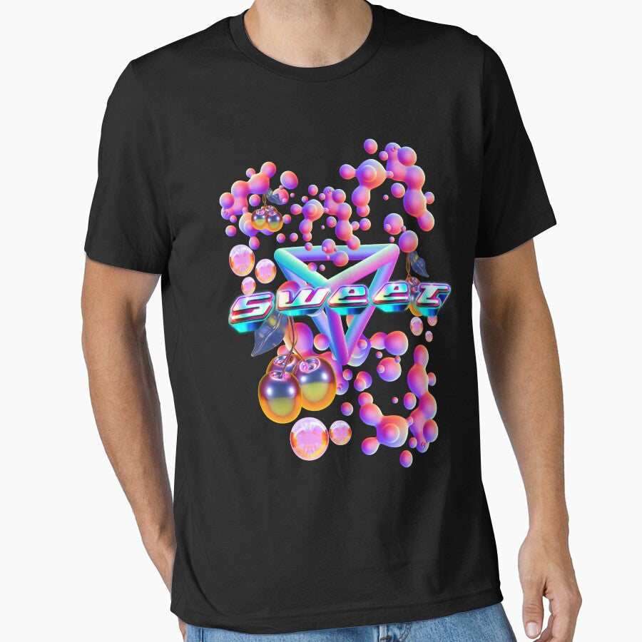 Sweet cherry internet bubble y2k vibe by - Adult & Kids T-Shirts, Sweatshirts & Hoodies apparel design preview 1