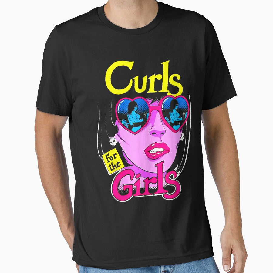 Funny Curls For Girls Gym Weightlifting Bodybuilding - Adult & Kids T-Shirts, Sweatshirts & Hoodies apparel design preview 1