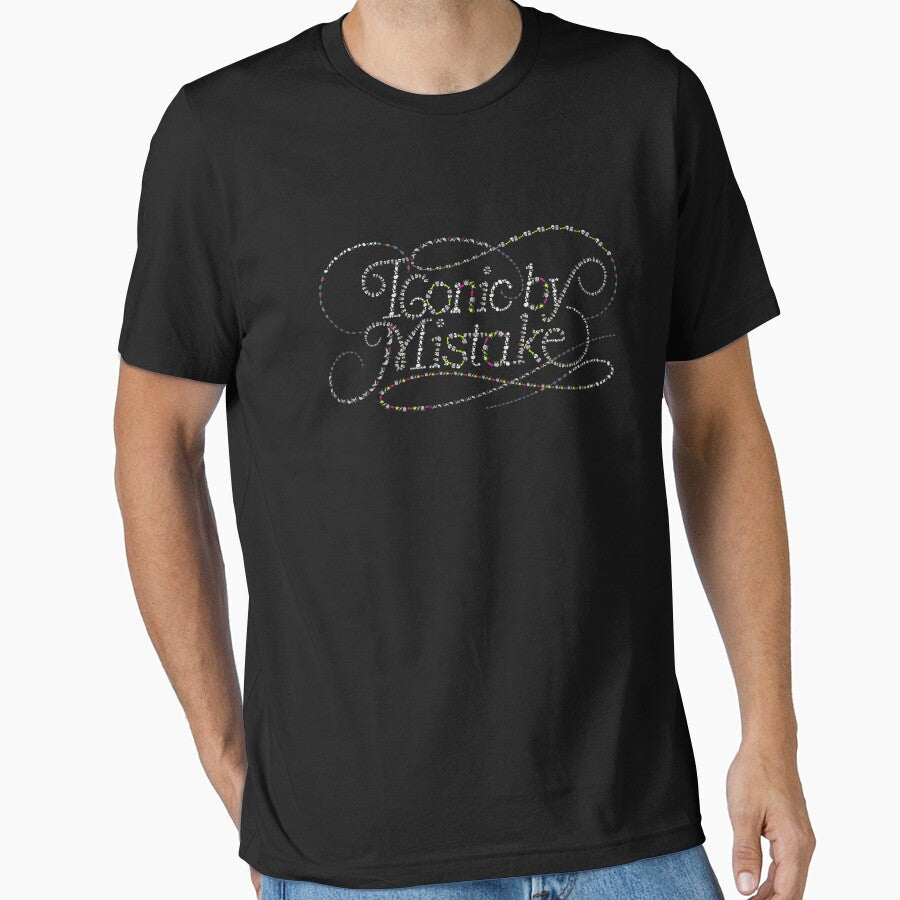 Iconic by Mistake Y2K Cyber Gothic Calligraphy - Adult & Kids T-Shirts, Sweatshirts & Hoodies apparel design preview 1