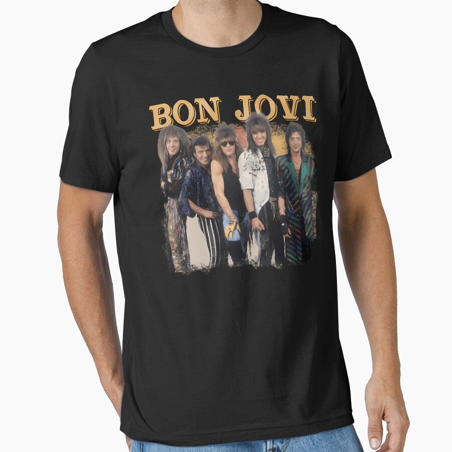 Rock Band Jovi by Osas Shop - Adult & Kids T-Shirts, Sweatshirts & Hoodies apparel design preview 1